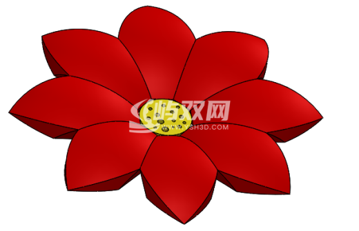花卉3D设计优雅逼真花卉模型缩略图